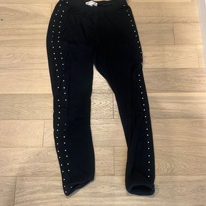 Wild fox sweat pant with rhinestone